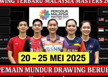 Jadwal Malaysia Masters 2025: 20–25 Mei Lengkap