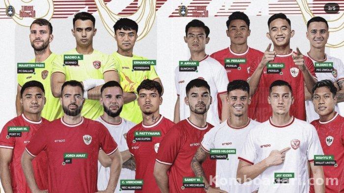Daftar Timnas Indonesia vs China (Foto: PSSI)