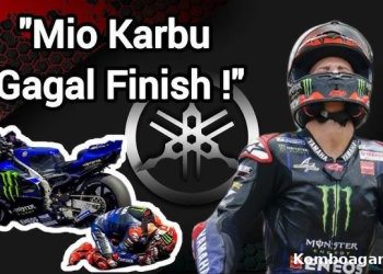 Fabio Quartararo Gagal Finis di MotoGP Inggris