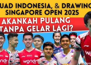 Hasil Drawing & Daftar Wakil Indonesia di Singapore Open