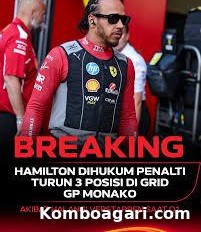 Lewis Hamilton Dihukum Turun 3 Posisi