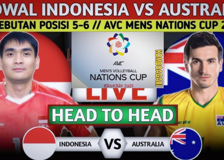 Jadwal Indonesia vs Australia di AVC Cup 2025 Hari Ini