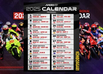 Jadwal MotoGP 2025 Tanggal & Lokasi Balapan Lengkap