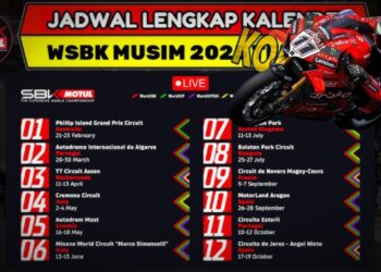 Jadwal Live WorldSBK Inggris 2025 di Vidio, 11–13 Juli