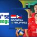 Live Streaming Indonesia vs Filipina SEA V League 2025