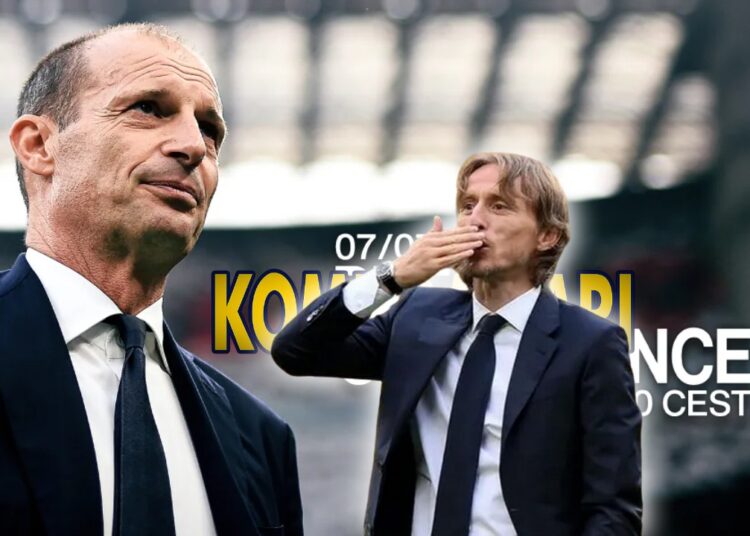 Massimiliano Allegri Modric Resmi Gabung AC Milan Agustus 2025