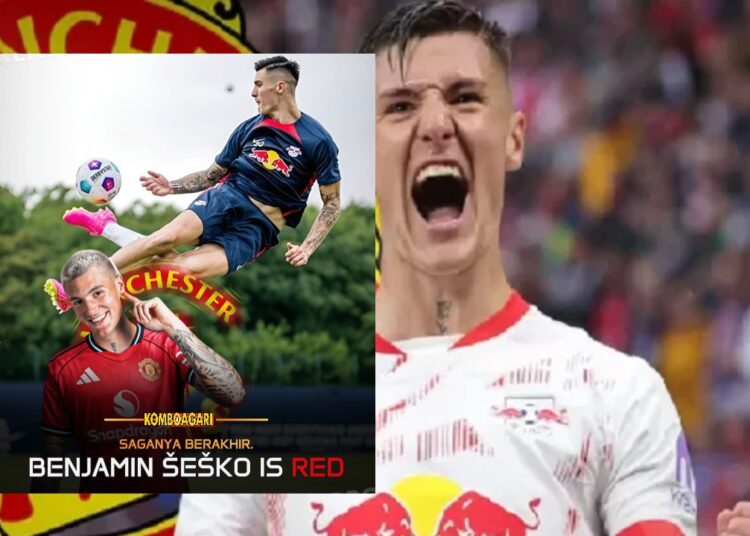 Benjamin Sesko Resmi Diperkenalkan Manchester United di Old Trafford
