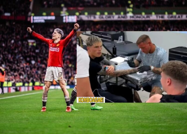 Garnacho Terekam Pegang Vape, Masa Depan di MU Terancam