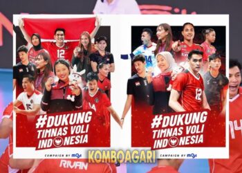 Jadwal Lengkap Timnas Voli Indonesia 2025 di MOJI & Vidio
