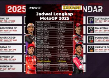 Jadwal MotoGP 2025 22 Seri Balapan di 18 Negara
