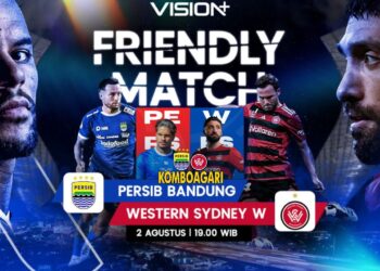 Live Streaming Persib vs Sydney Wanderers di Vision+ Hari Ini