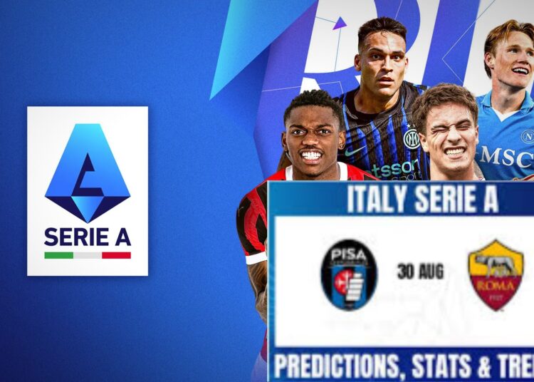 Pisa vs AS Roma Prediksi Skor dan Line Up Serie A 2025