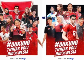 Jadwal Lengkap Timnas Voli Indonesia 2025 di MOJI
