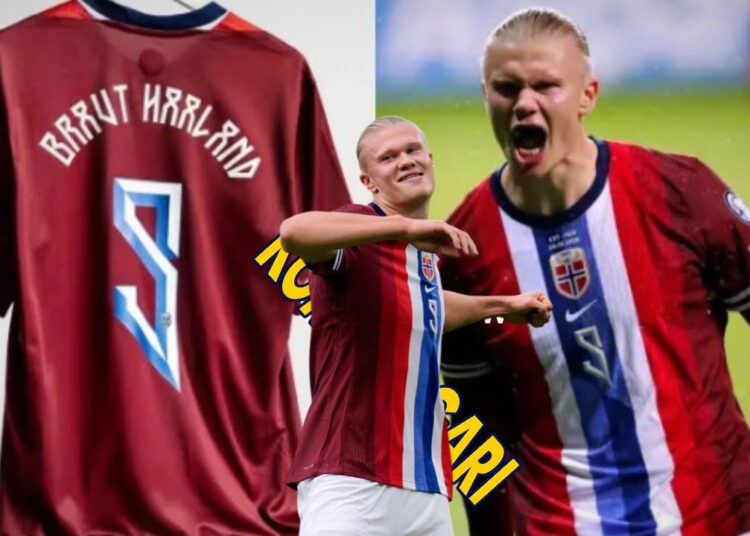 Arti Nama Braut Haaland di Jersey Timnas Norwegia