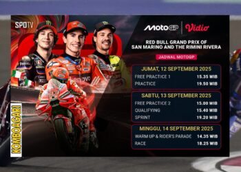 Jadwal & Live Streaming MotoGP San Marino 2025 di Vidio