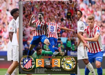 Atletico Hantam Real Madrid 5-2 di Derby Madrid