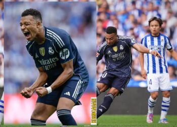 Mbappe Cetak Gol, Real Madrid Tundukkan Sociedad 2-1