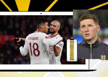 Casemiro Tantang Elliot Anderson di Laga Nottingham vs MU