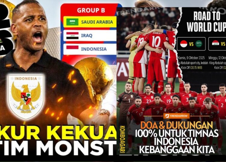 Indonesia vs Arab Saudi vs Irak Adu Kuat Pertahanan