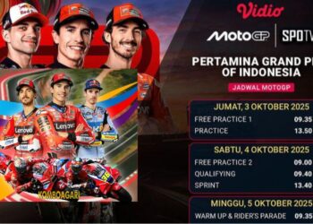 Jadwal MotoGP Mandalika 2025 Aksi Seru 3–5 Oktober