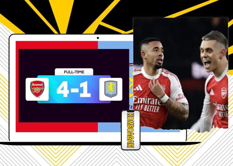 Arsenal vs Aston Villa Kemenangan Besar dan Rekor Penting