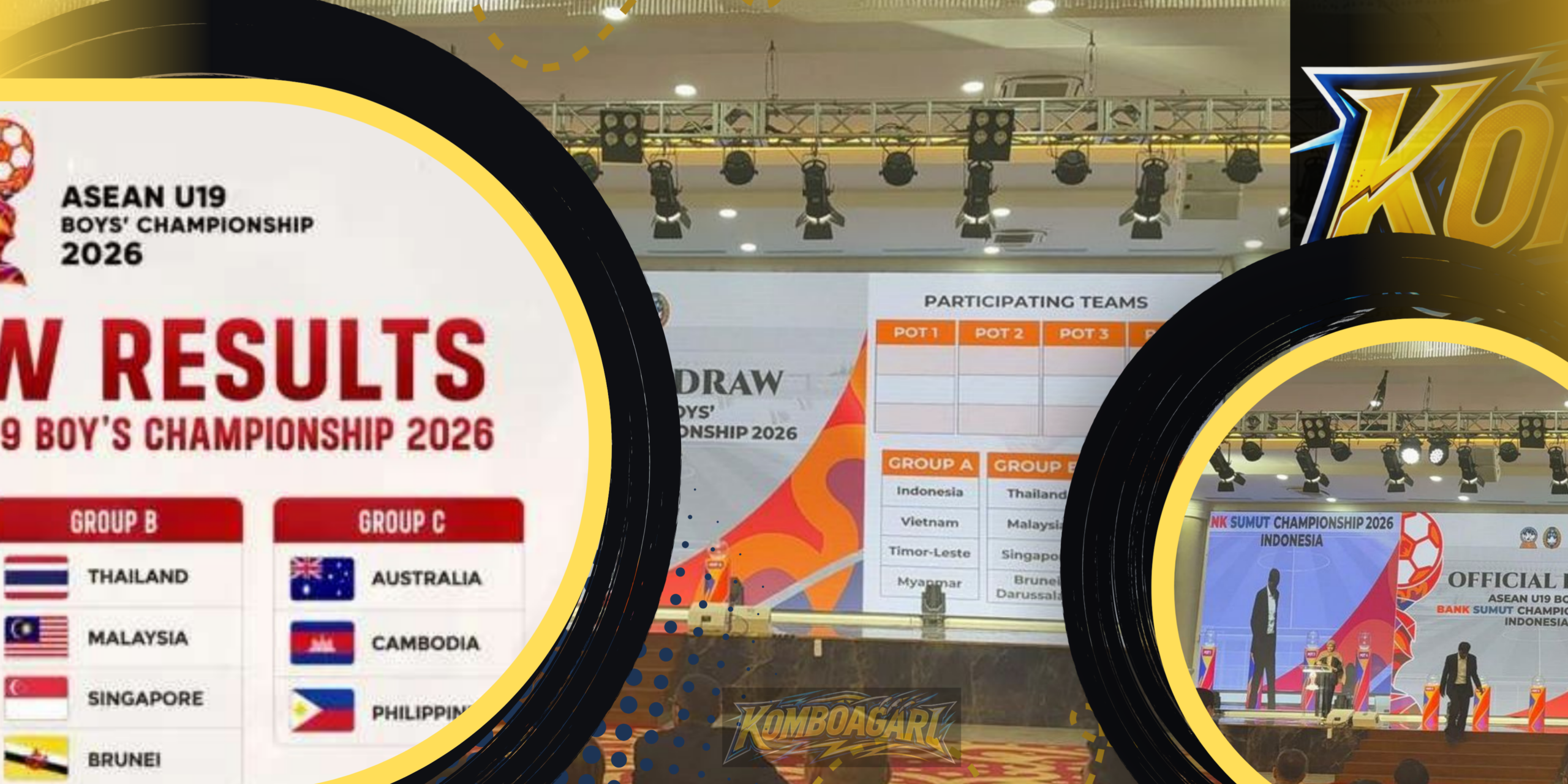 Indonesia Masuk Grup Berat di Piala AFF U-19 2026