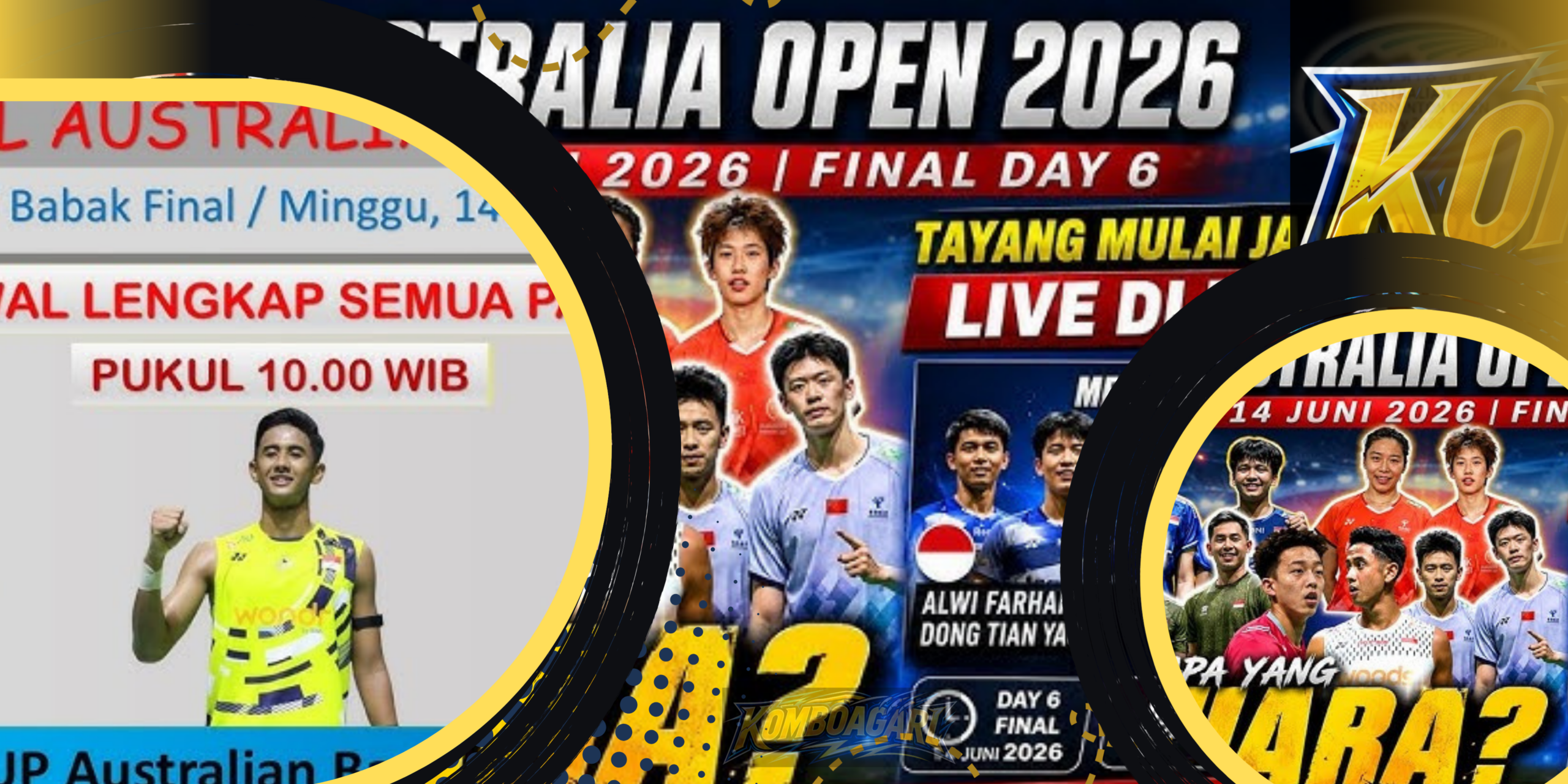 Australia Open 2026 Jadwal Final dan Wakil Indonesia