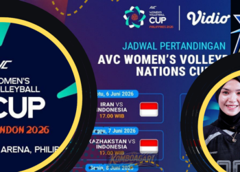 Jadwal AVC Women's Volleyball Cup 2026 dan Hasil Lengkap