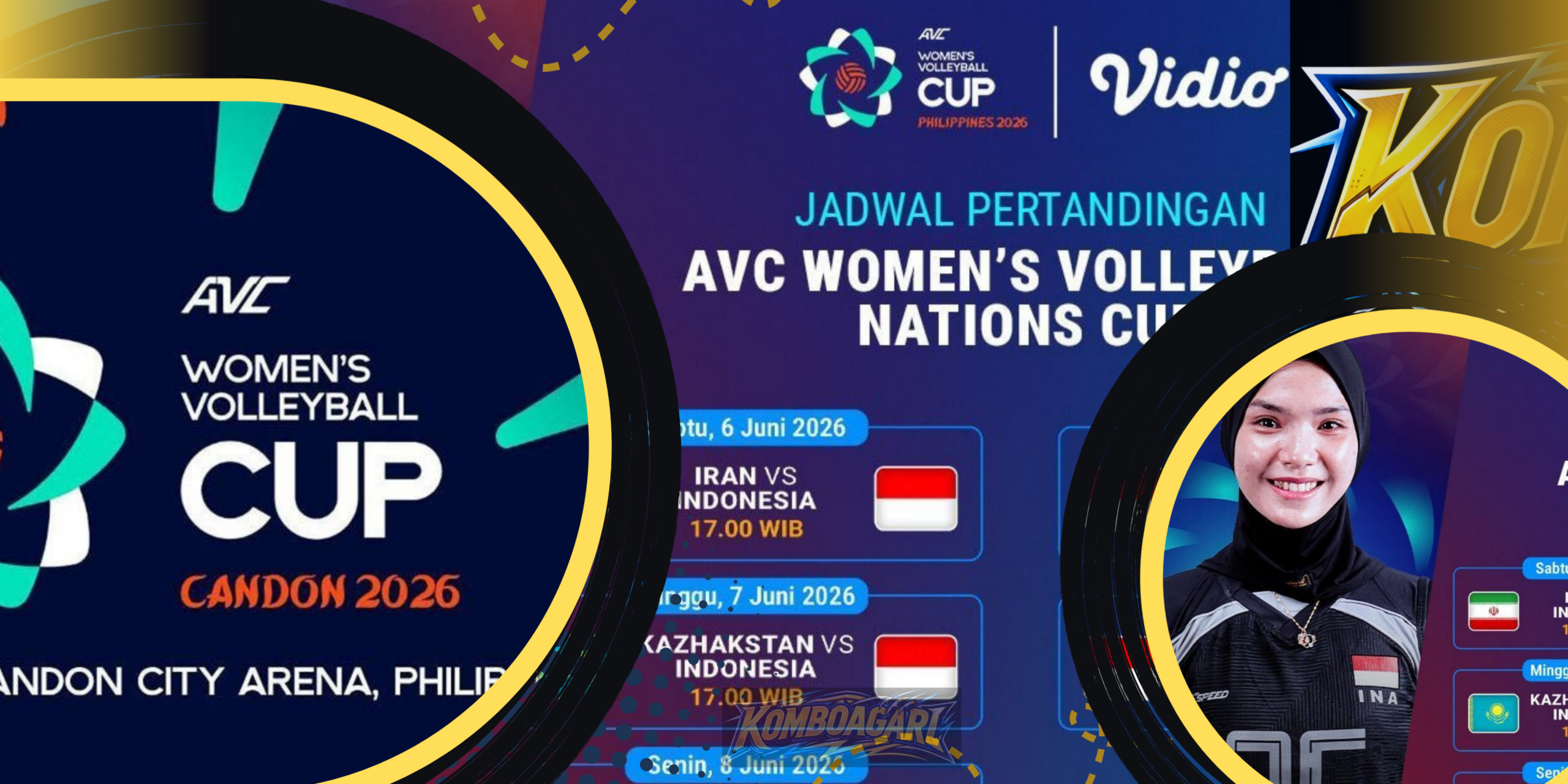 Jadwal AVC Women's Volleyball Cup 2026 dan Hasil Lengkap