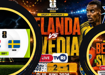 Jadwal Belanda vs Swedia Piala Dunia 2026 dan Link Live