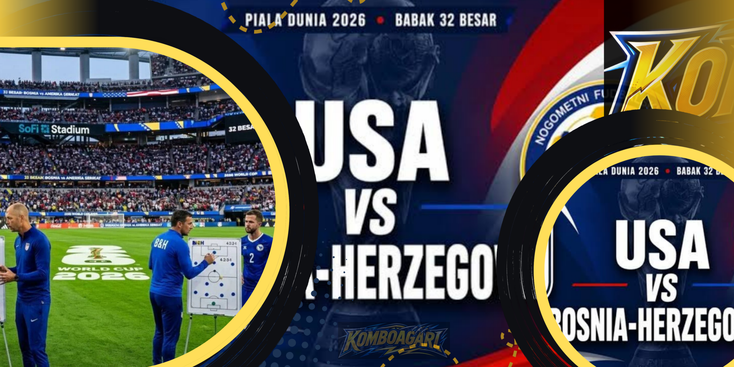 Prediksi AS vs Bosnia Duel Sengit 32 Besar Piala Dunia