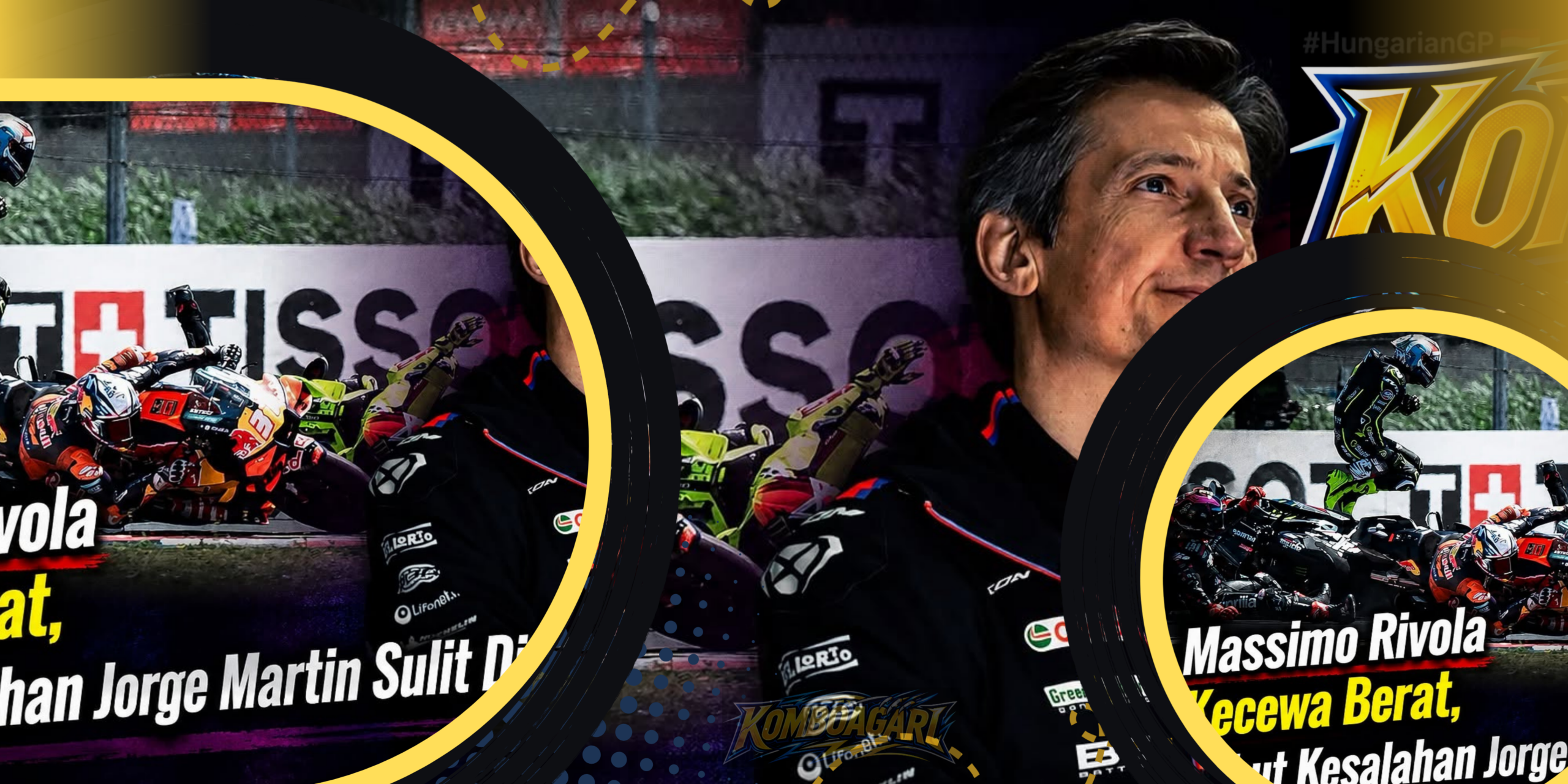 Rivola Semprot Martin Usai Insiden MotoGP Hungaria