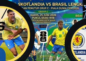 Skotlandia vs Brasil Jadwal dan Link Live Streaming