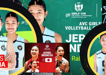 Jadwal Jepang vs Indonesia U18 AVC 2026 dan Link Streaming