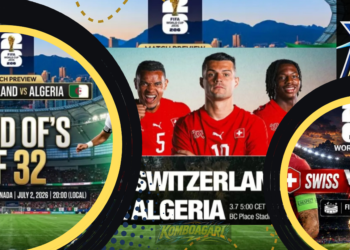 Link Live Streaming Swiss vs Aljazair Piala Dunia 2026