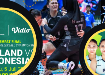 Live Thailand vs Indonesia U18 AVC Girls 2026 di Vidio