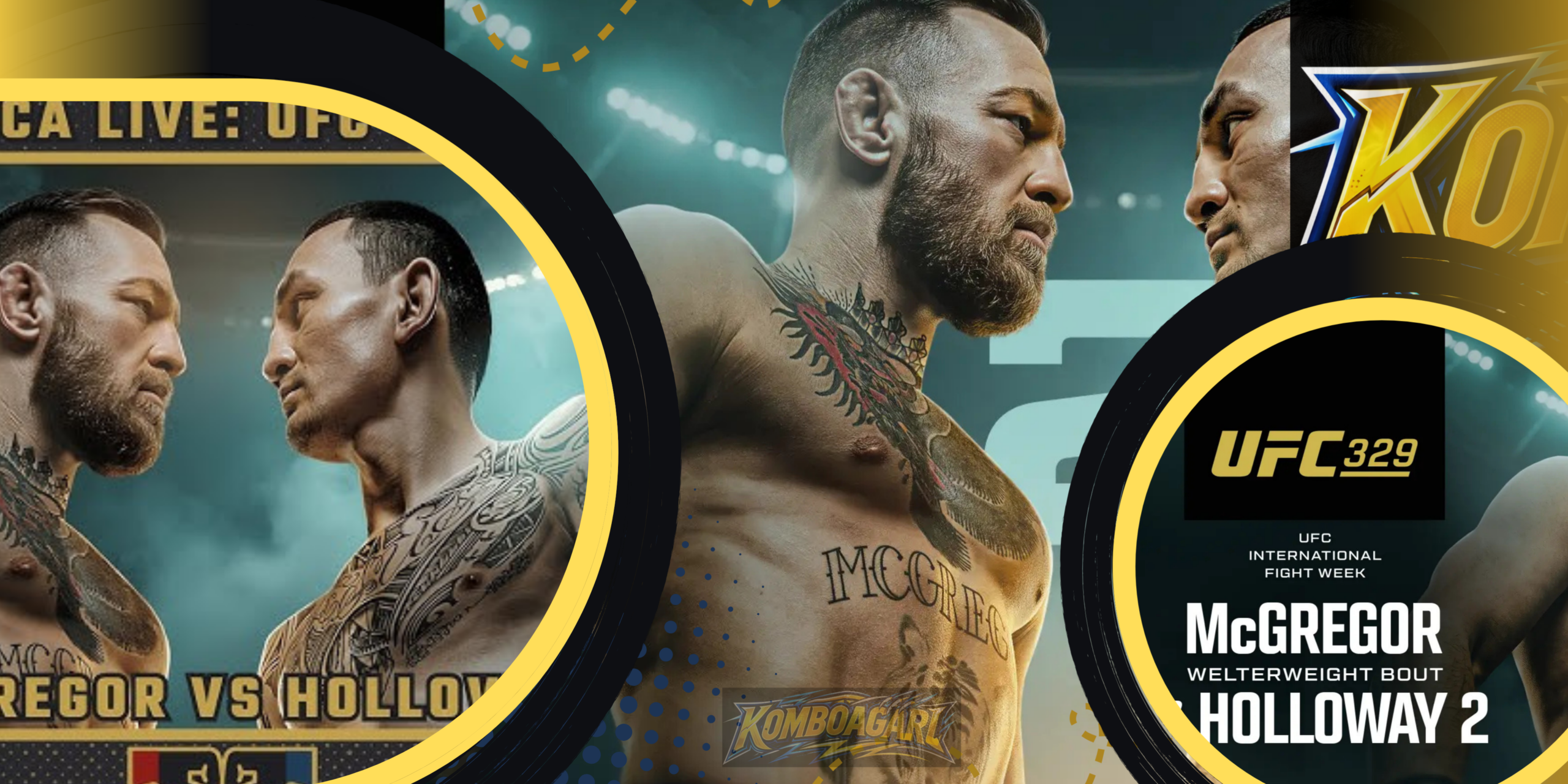 Live UFC 329 McGregor vs Holloway 2 di Vidio