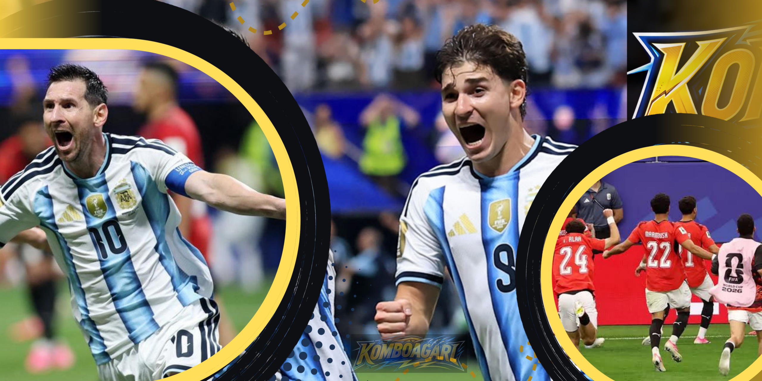 Messi Bawa Argentina Comeback Dramatis Tekuk Mesir 3-2