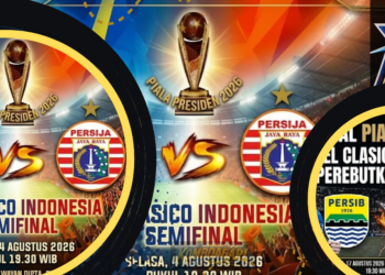 Jadwal Persib vs Persija Semifinal Piala Presiden 2026
