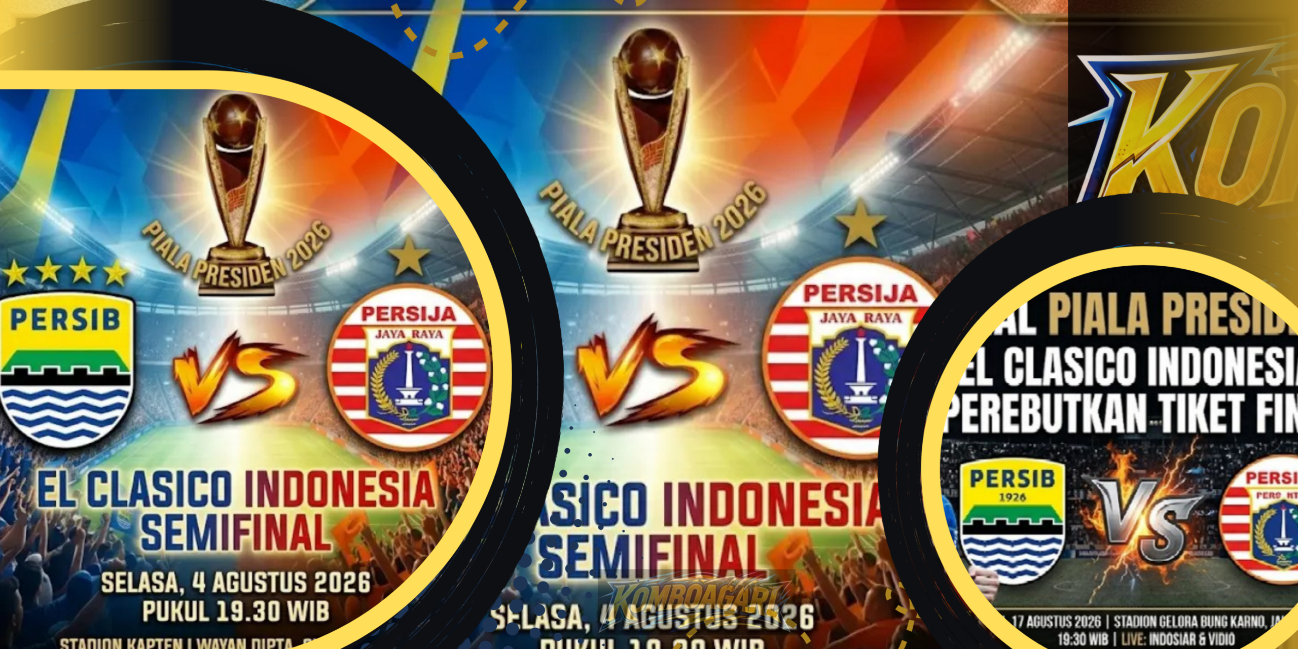 Jadwal Persib vs Persija Semifinal Piala Presiden 2026