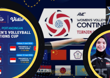 Jadwal Voli Putri Indonesia di AVC 2026 dan Live Streaming