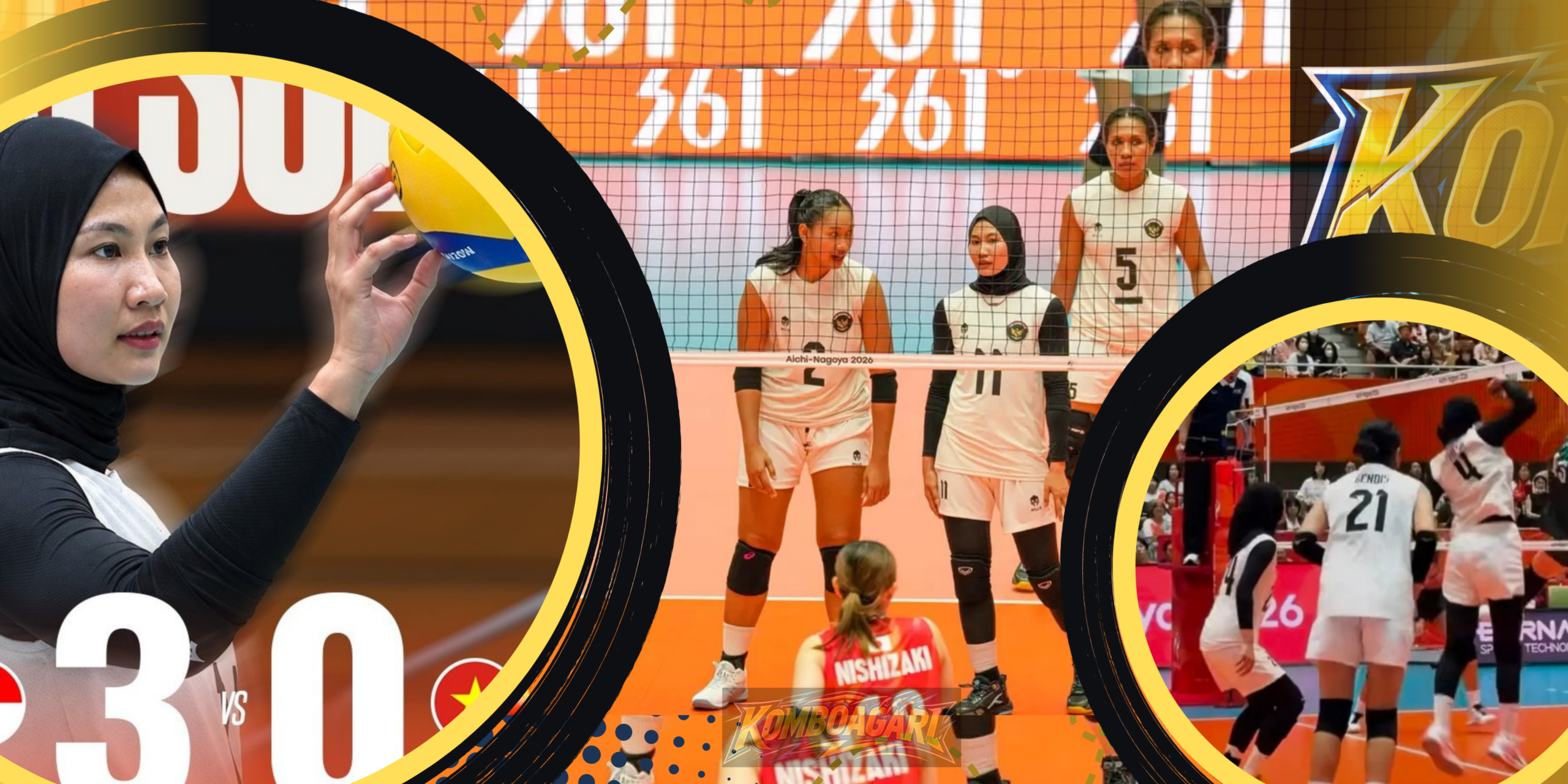 Timnas Voli Putri Indonesia Menang 3-0 atas Vietnam
