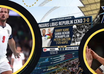 Harry Kane Samai Rekor Penampilan Peter Shilton di Inggris