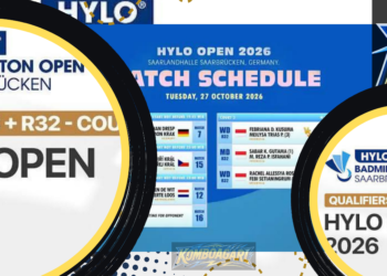 Jadwal Hylo Open 2026 dan Link Live Streaming Vidio