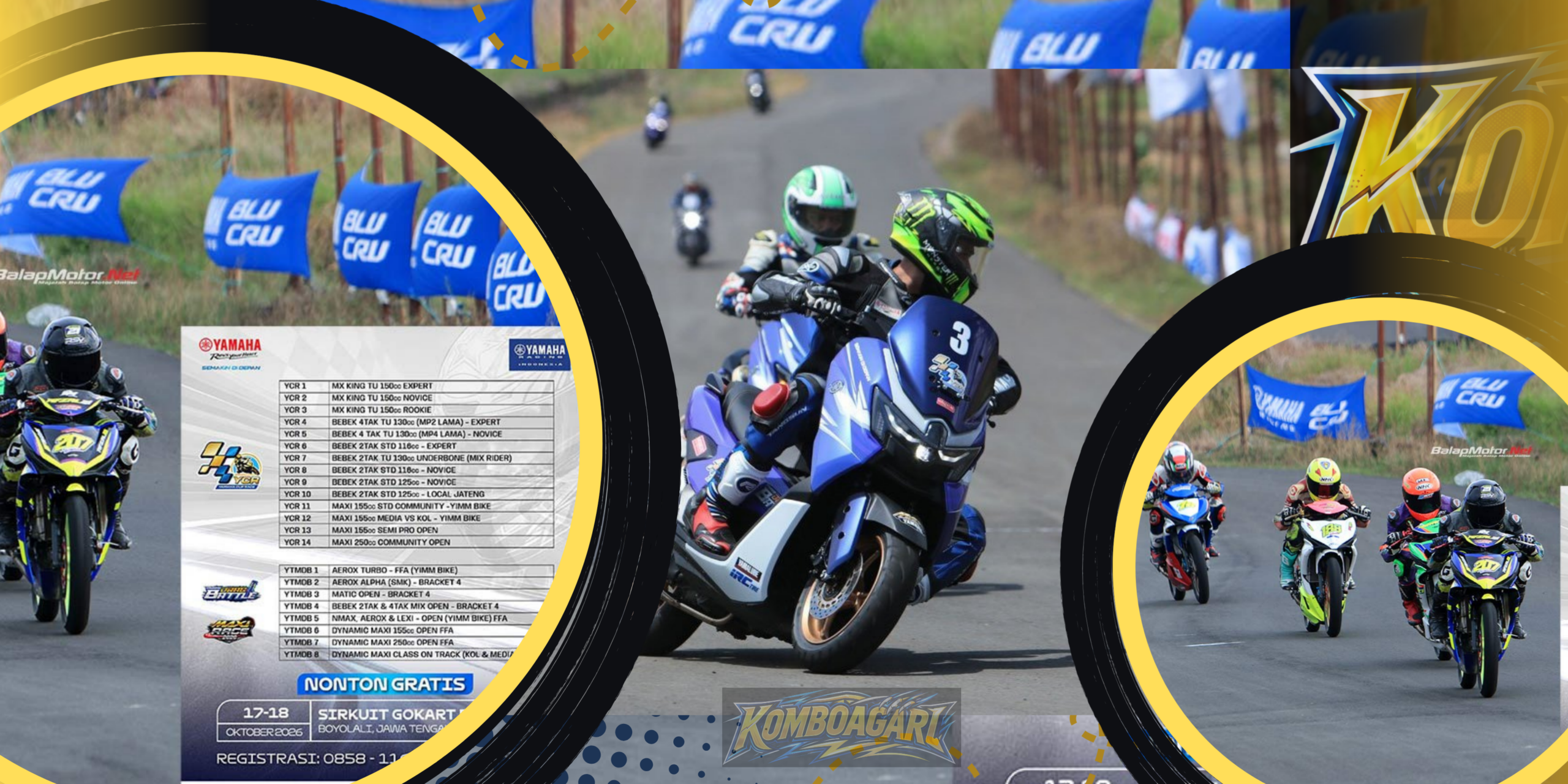 Yamaha Cup Race 2026 14 Kelas Balap di Boyolali
